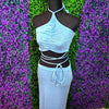 Chic Halter Skirt Set