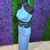 Chic Halter Skirt Set