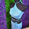 Chic Halter Skirt Set