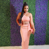 Chic Halter Skirt Set