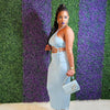 Chic Halter Skirt Set