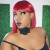 Black Rose Choker Necklace