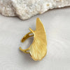 Coral Flower Statement Ring