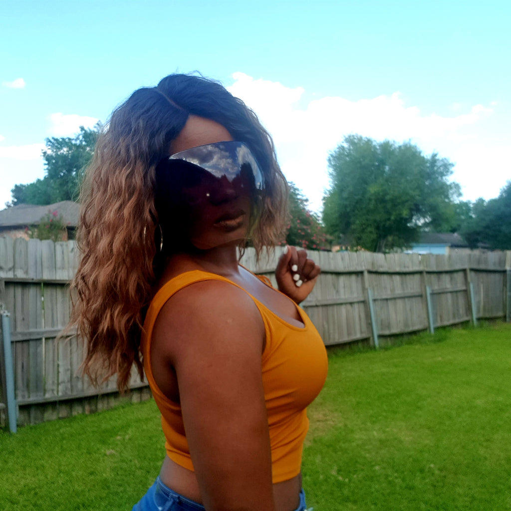 Unisex Bubble Face Shields & Waist Bag Set