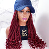 InstaCap Curly Faux Locs Wigs