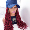 InstaCap Curly Faux Locs Wigs