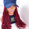 InstaCap Curly Faux Locs Wigs