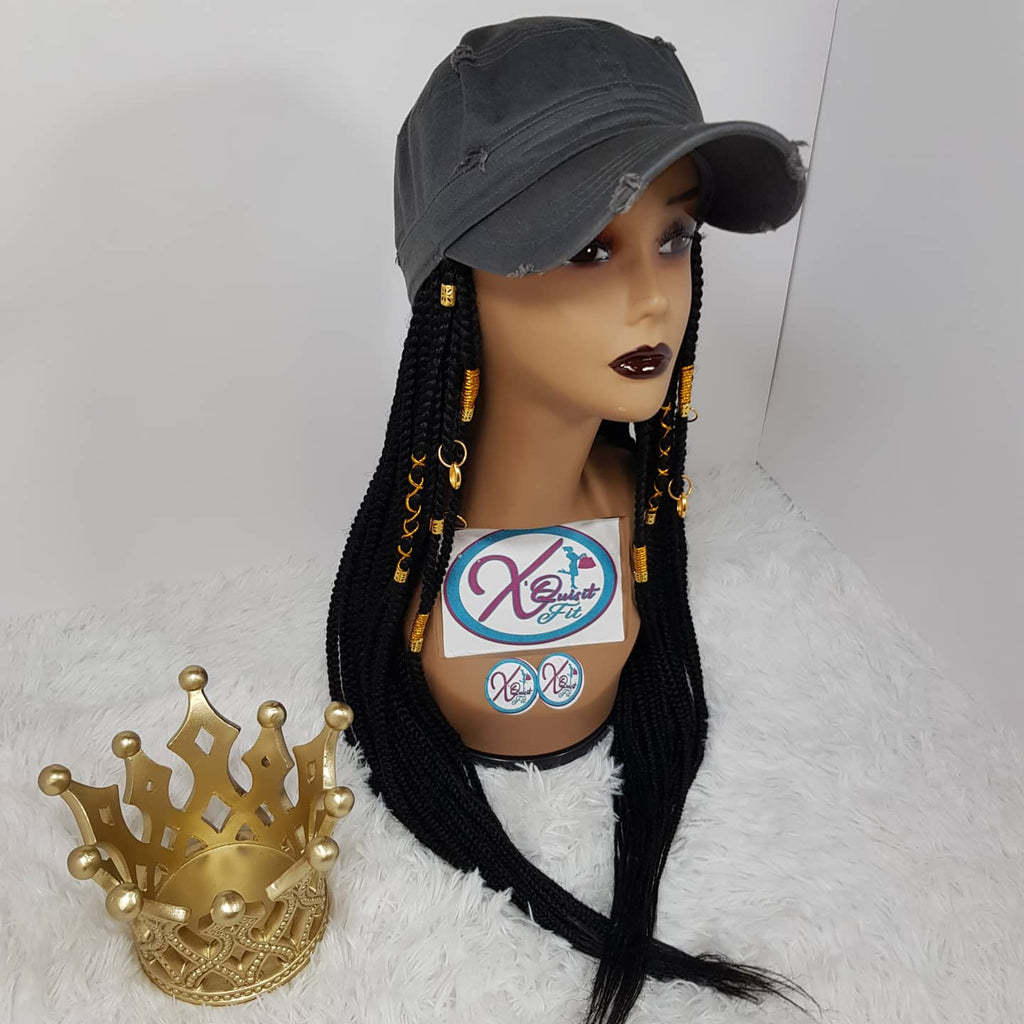 InstaCap Wig Colored Jeweled Collection - Box Braids
