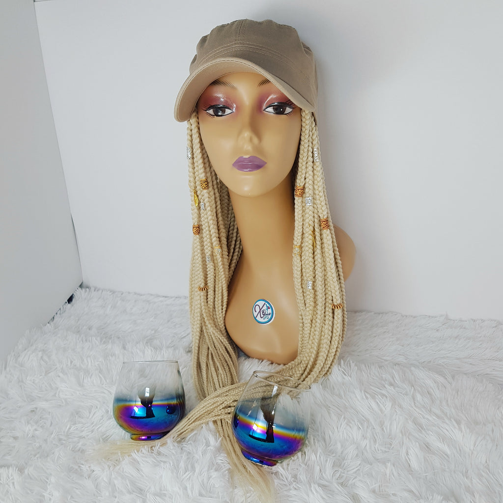 InstaCap Wig Colored Jeweled Collection - Box Braids
