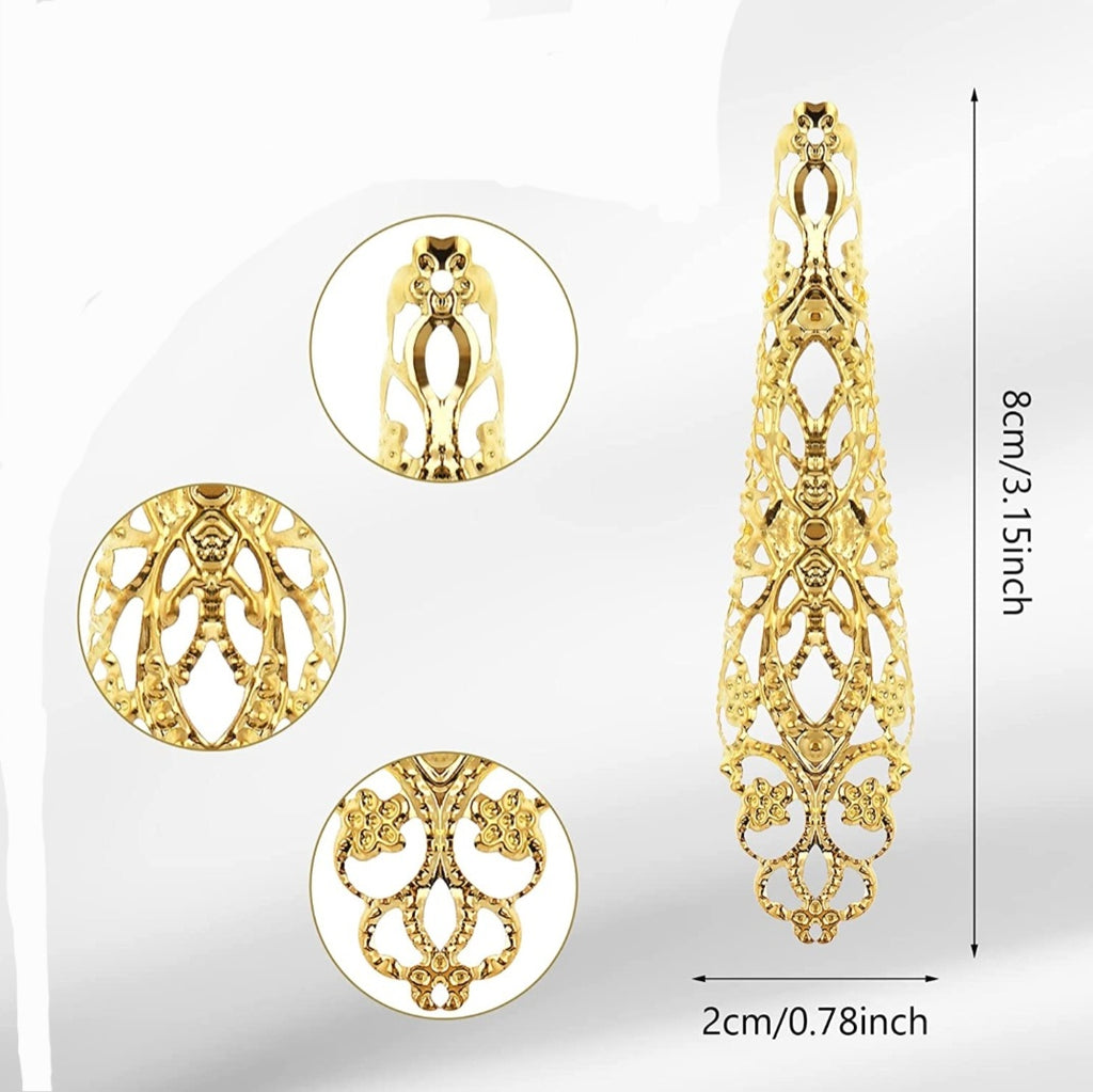 Long Aztec Queen Hair Jewel