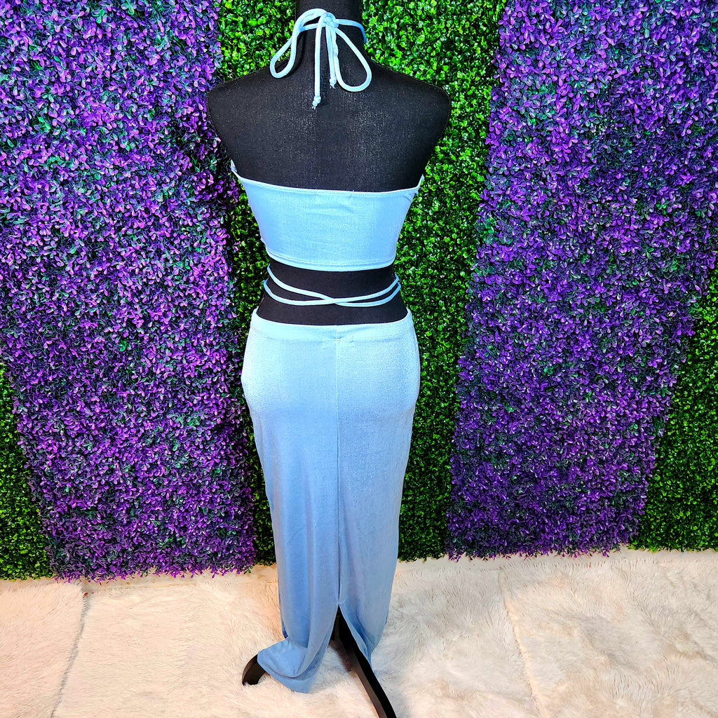 Chic Halter Skirt Set