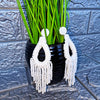 Drew Drop Bead Tassel Earring