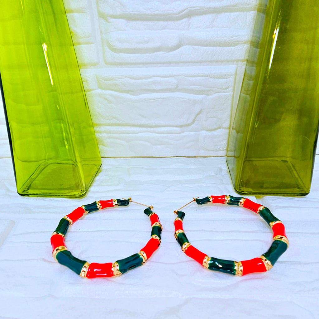 Festive Herringbone Earring