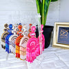 Beaded Dangle Tassel Earring