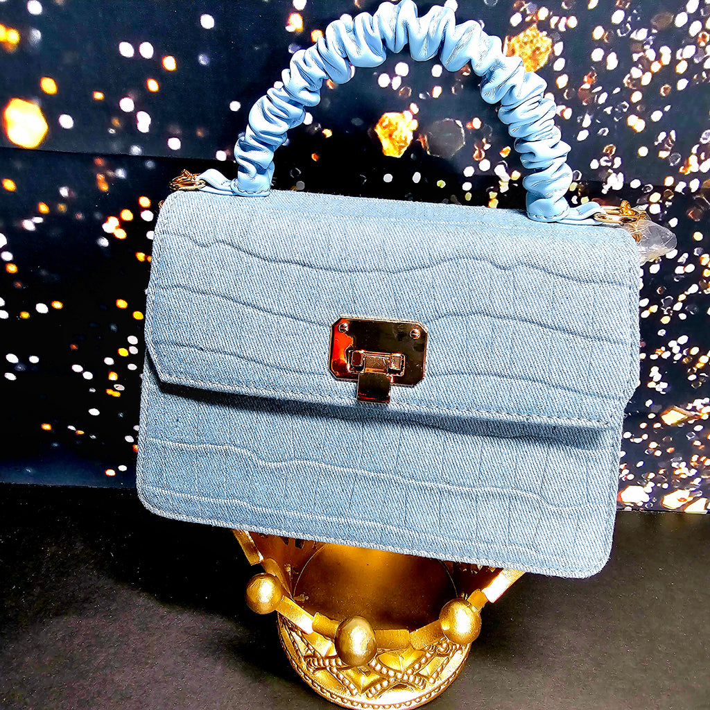 Denim Wave Bag