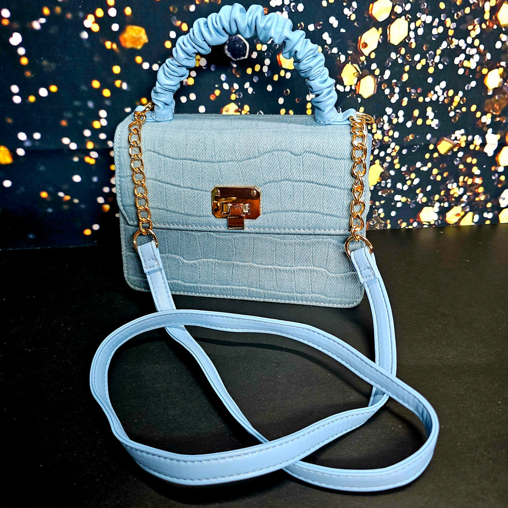 Denim Wave Bag