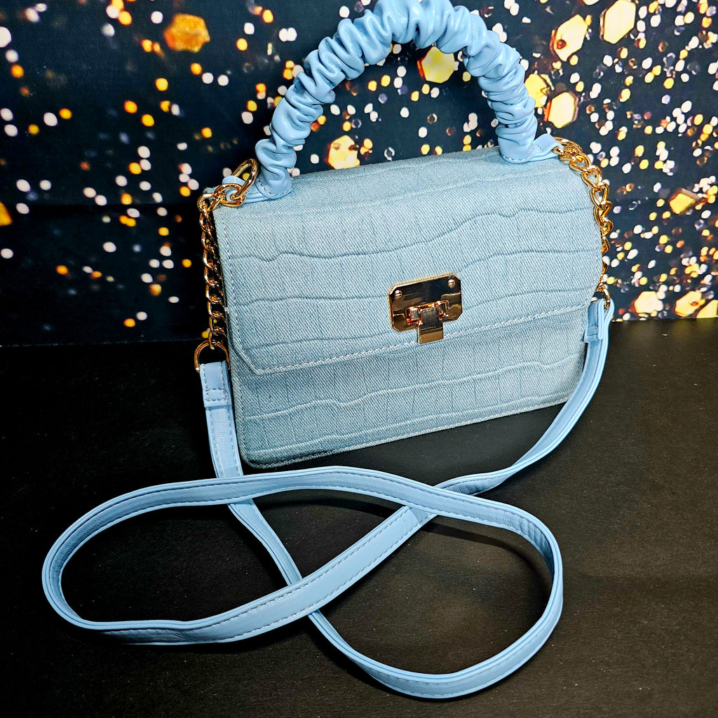 Denim Wave Bag