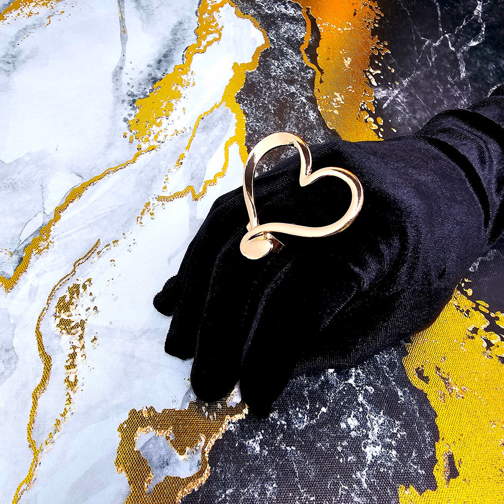 Open Hearted Statement Ring