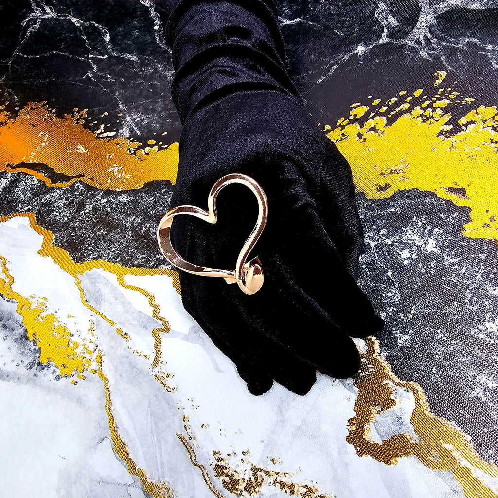 Open Hearted Statement Ring