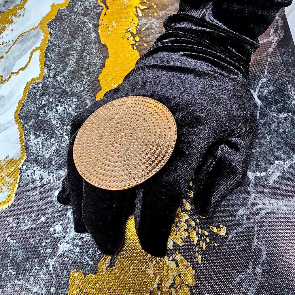 Round Aztec Statement Ring