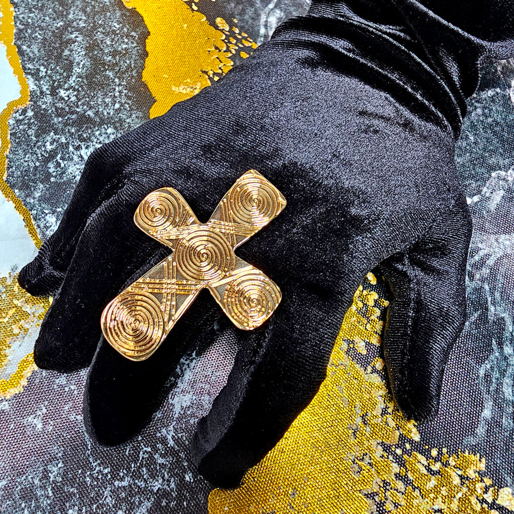 Cross Me Statement Ring