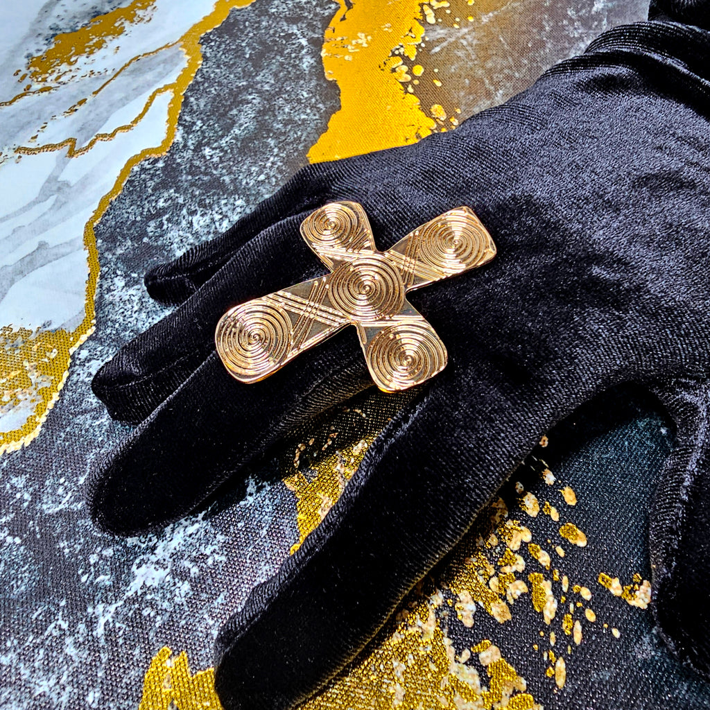 Cross Me Statement Ring
