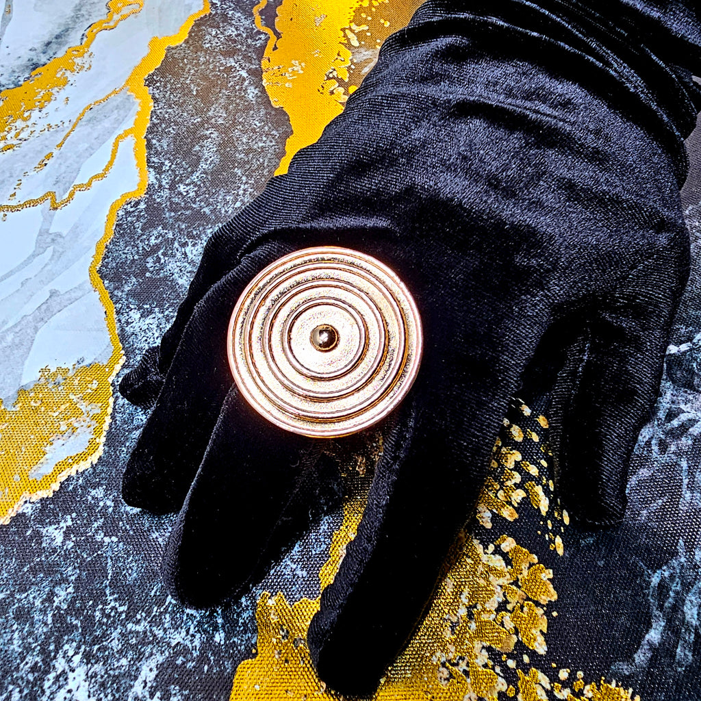 Hypnotized Round Statement Ring