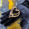 Double Hearted Statement Ring