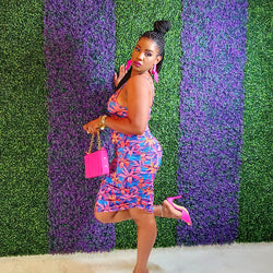 Hibiscus Rouge Dress