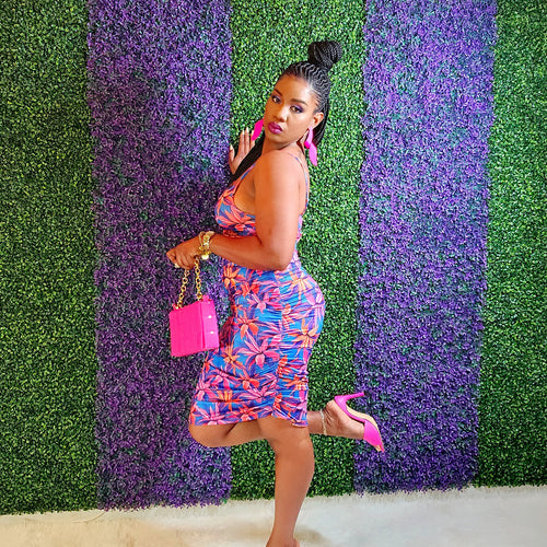 Hibiscus Rouge Dress