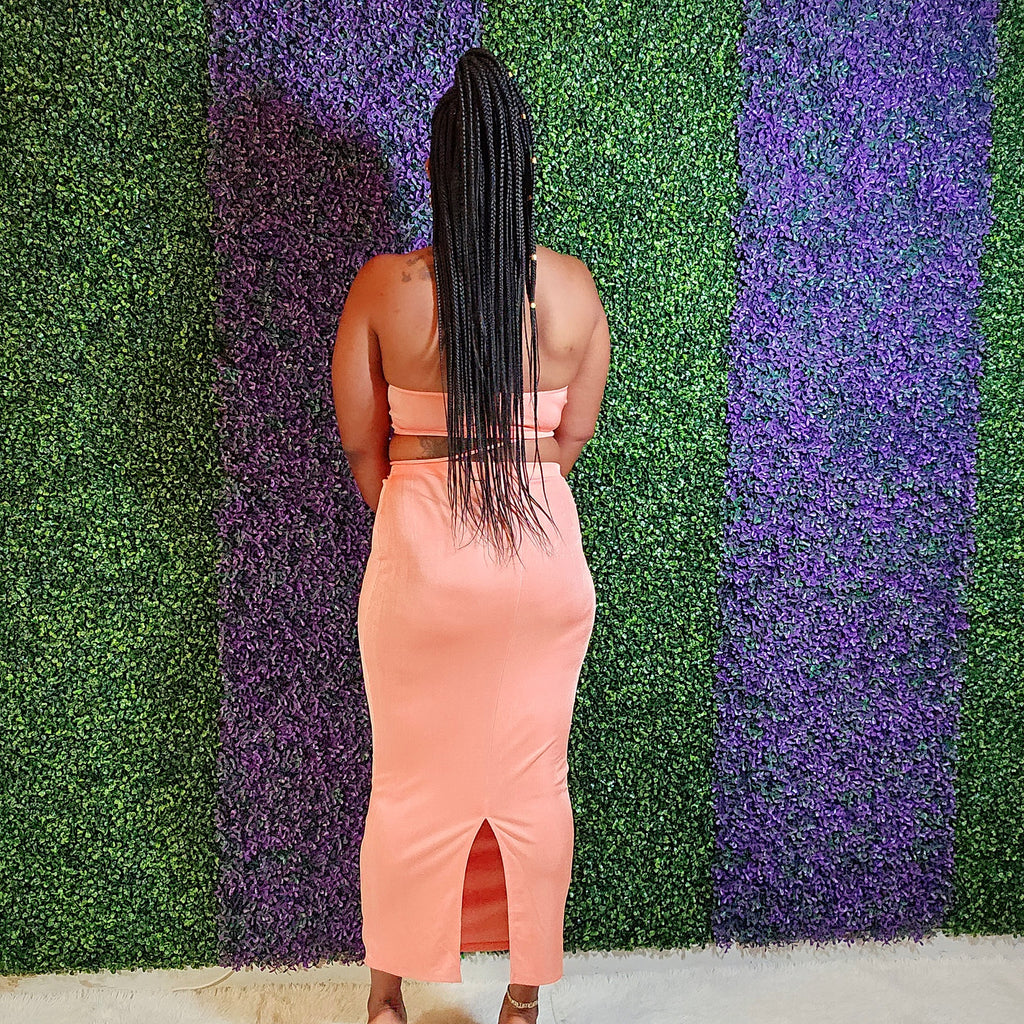 Chic Halter Skirt Set
