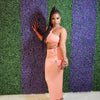 Chic Halter Skirt Set
