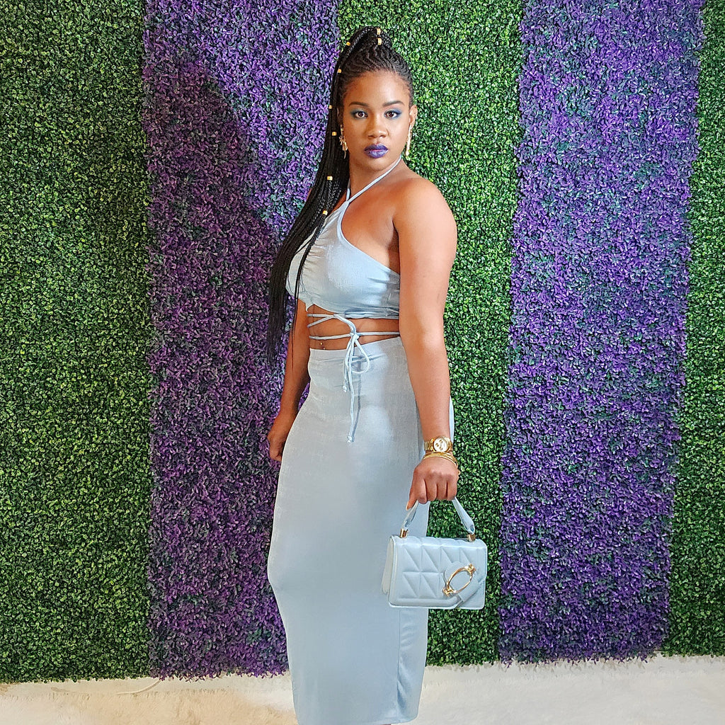 Chic Halter Skirt Set