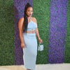 Chic Halter Skirt Set