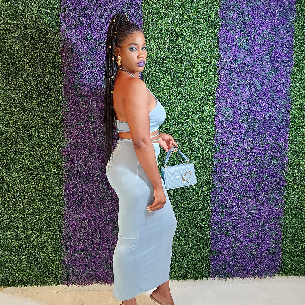 Chic Halter Skirt Set