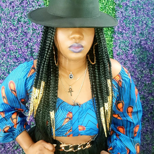 Jumbo Aztec Queen Hair Jewelry