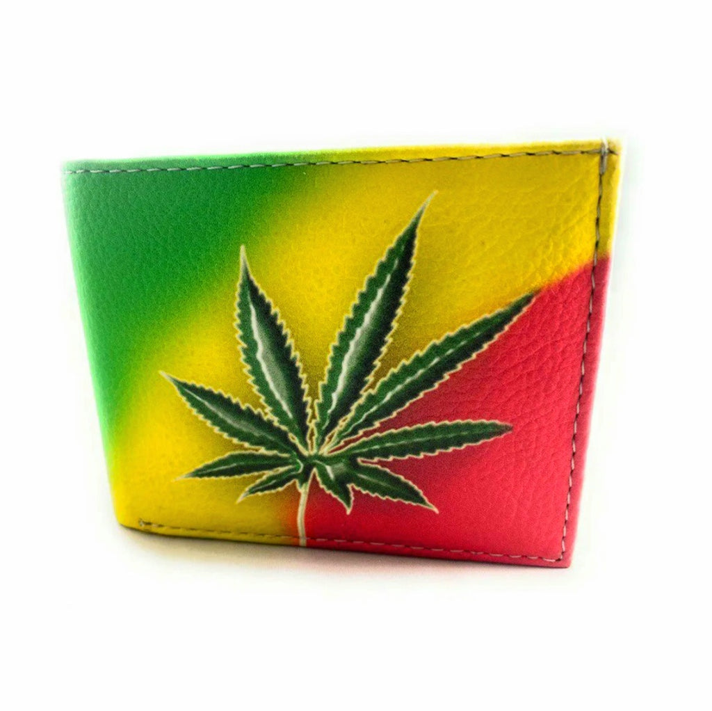 Mary Jane Leaf Leather Wallet