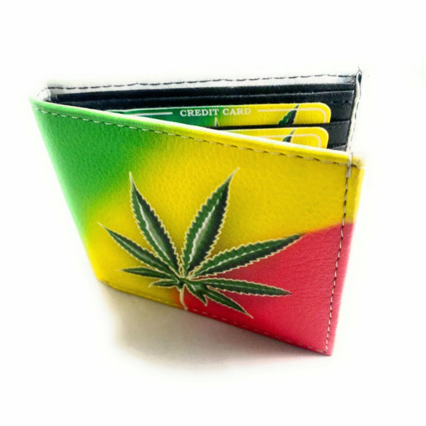 Mary Jane Leaf Leather Wallet