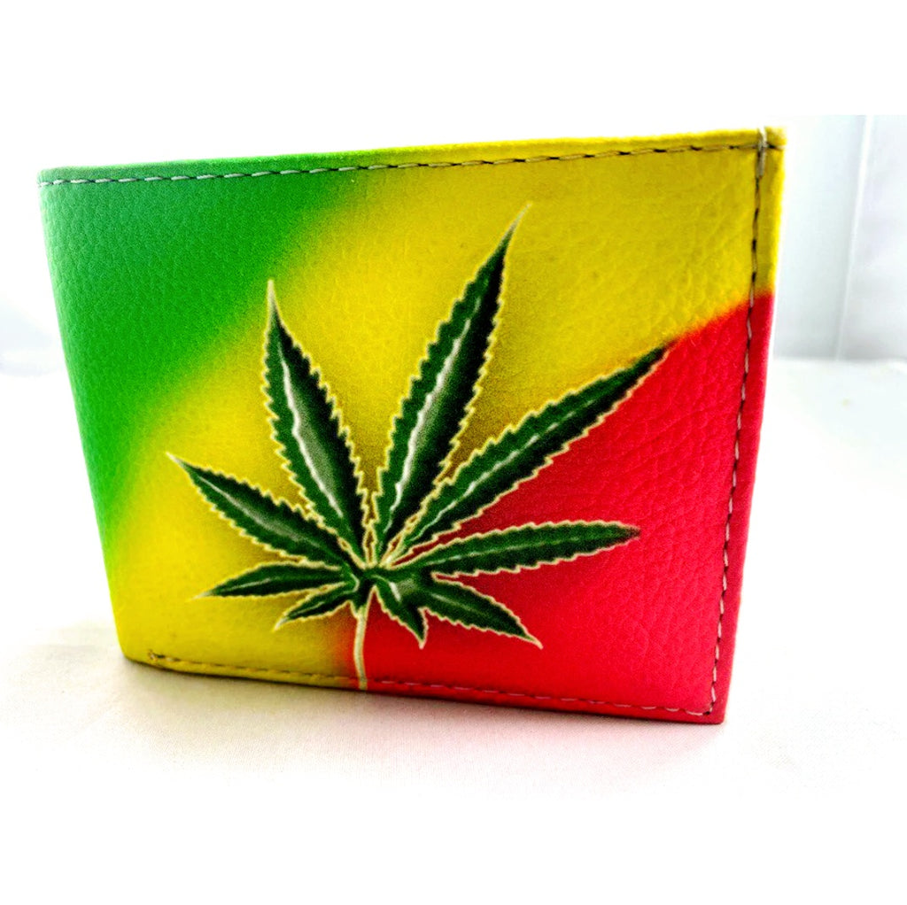 Mary Jane Leaf Leather Wallet