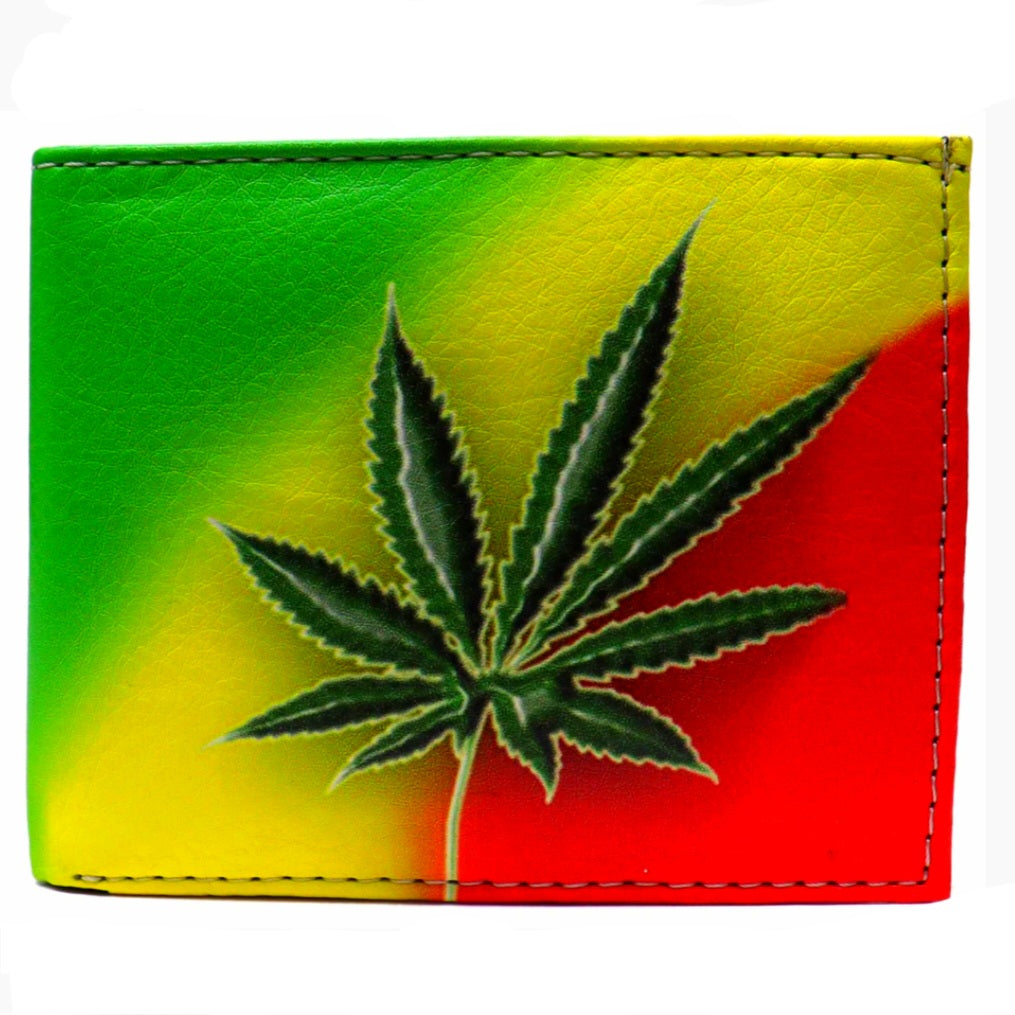 Mary Jane Leaf Leather Wallet