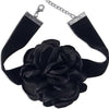 Black Rose Choker Necklace