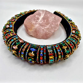 Padded Rhinestones Headband