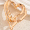 Double Hearted Statement Ring