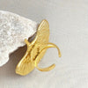 Coral Flower Statement Ring