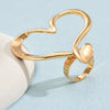 Open Hearted Statement Ring