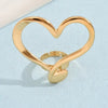 Open Hearted Statement Ring