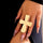 Cross Me Statement Ring