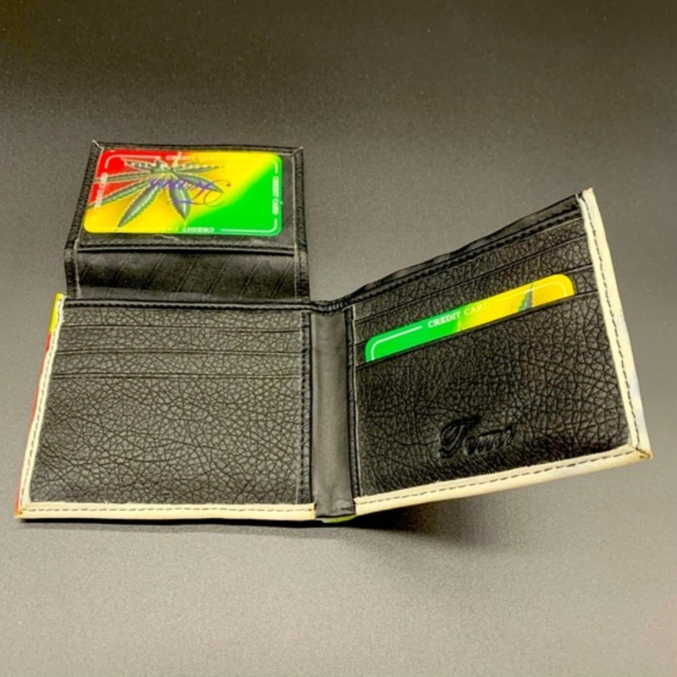 Mary Jane Leaf Leather Wallet