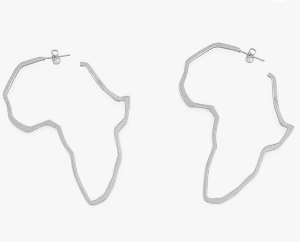 Africa Shape Earings