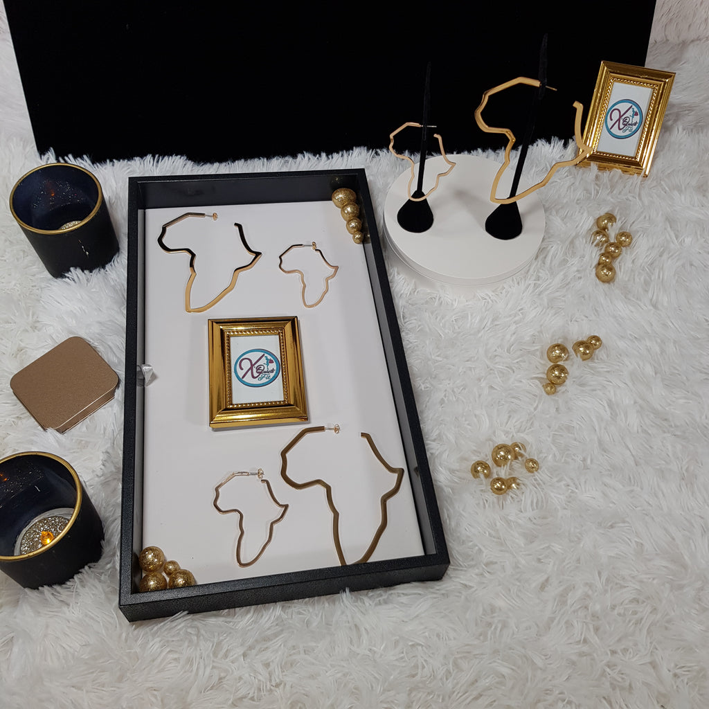Africa Shape Earings
